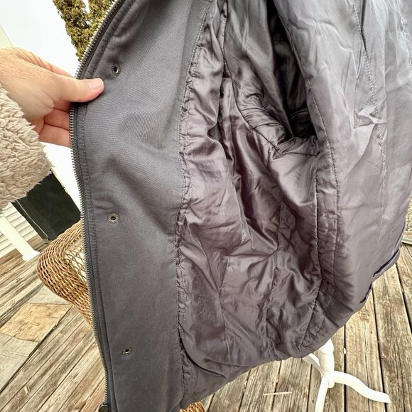 GAP Chore Coat Men's Large Navy Field Work Utility Military Pockets Outdoor NWOT - Picture 6 of 12